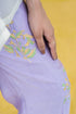 Bayan Hand-Embroidered Lavender Pant